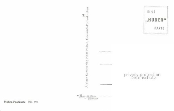 Oberammergau Passionstheater Huber Karte Nr 691 – Bild 2