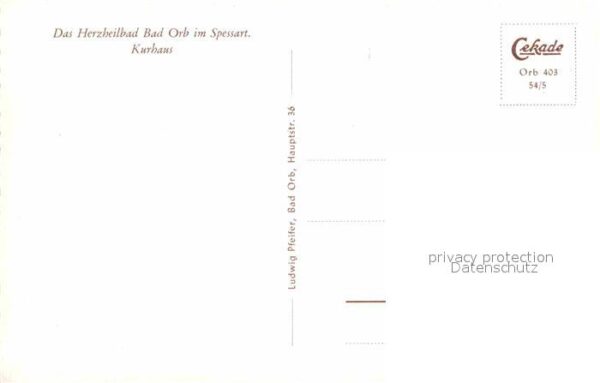 Bad Orb Kurhaus Herzheilbad im Spessart – Bild 2