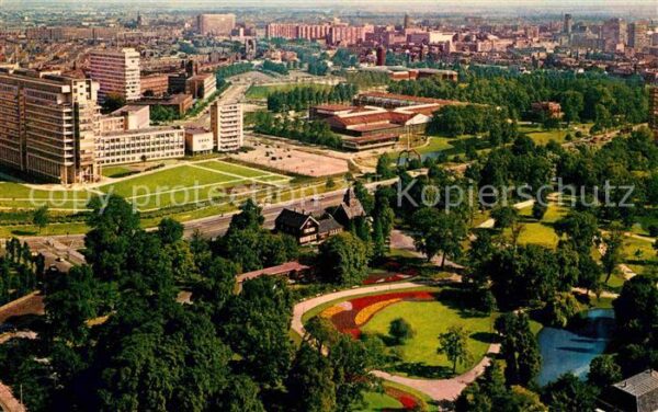 Rotterdam Panorama met Het Park Luchtopname