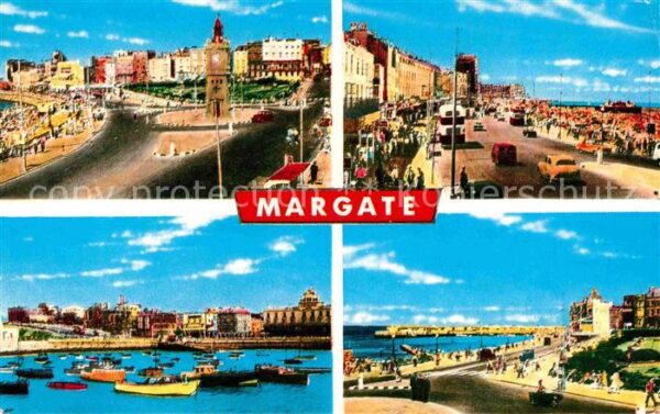 Margate UK Clock Tower Harbour Marine Terrace Mari