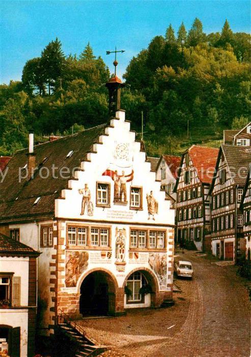 Schiltach Rathaus Fachwerkhäuser Luftkurort