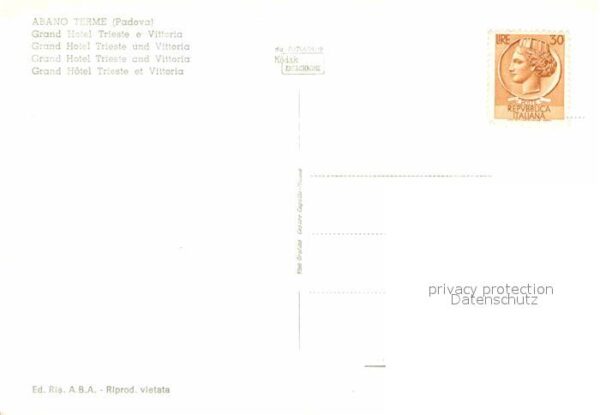 Abano Terme Grand Hotel Trieste e Vittoria Fontana – Bild 2