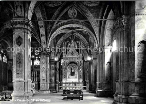 Firenze Florenz Chiesa di Orsammichele Kirche Innenansi