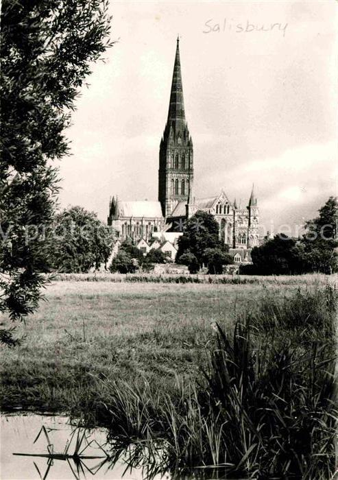 Salisbury Wiltshire Cathedral from the River