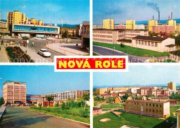 Nova Role Teilansichten Siedlung Wohnblocks Hochh