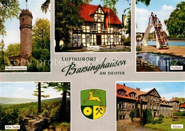 Barsinghausen Nordmannsturm Rathaus Fachwerk Freibad