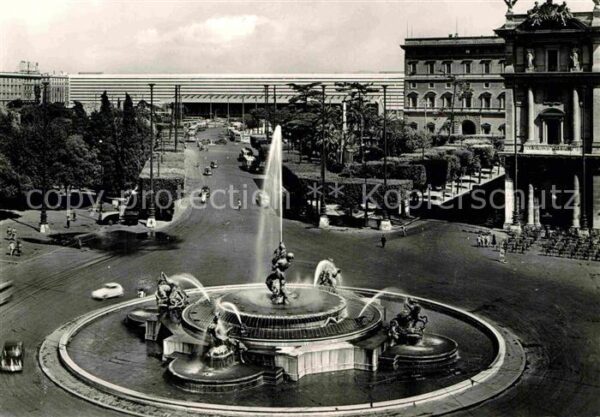 Roma Rom Piazza dell Esedra e Stazione Termini E