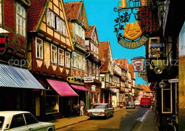 Celle Niedersachsen Neue Strasse Altstadt Fachwerkhäuser