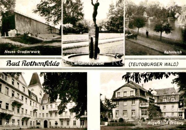 Bad Rothenfelde Gradierwerk Wittekindsprudel Kahnteich