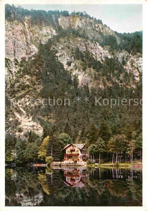 Bad Reichenhall See Restauration Cafe Thumsee Berchtesg