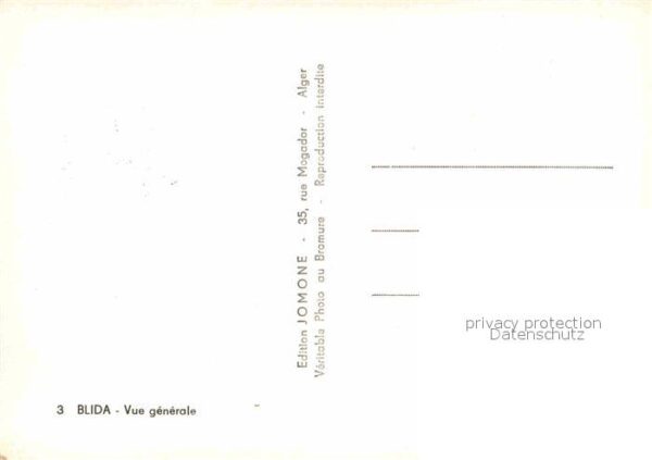Blida Algerien Vue generale – Bild 2