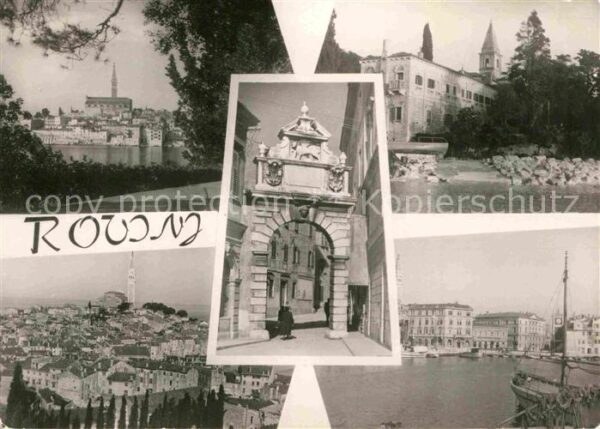 Rovinj Istrien Teilansichten Altstadt Hafen