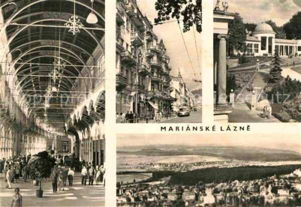 Marianske Lazne Panorama Kreuzbrunnen Kolonnade