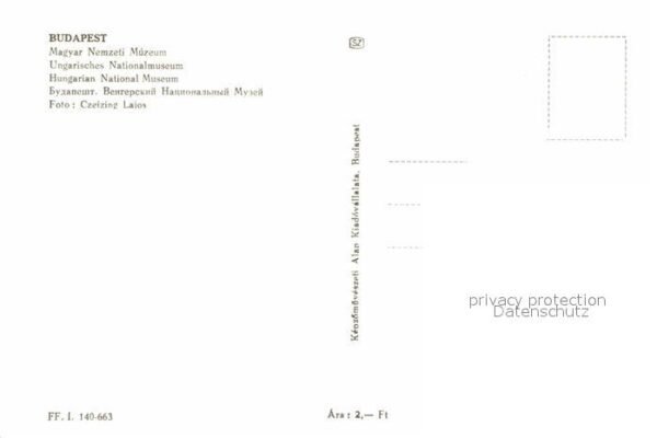 Budapest Magyar Nemzeti Muzeum Denkmal Museum – Bild 2