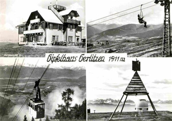Gerlitzen Gipfelhaus Berggaststätte Sessellift Ka