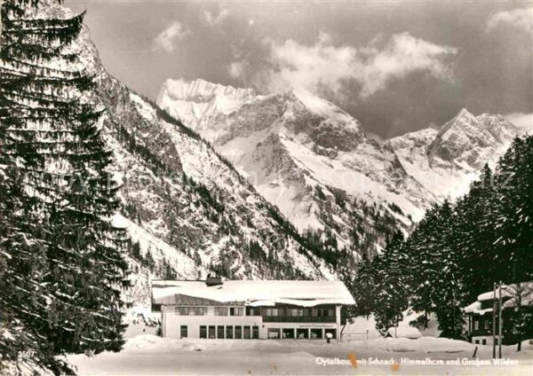 Oberstdorf Oytalhaus Berggasthof mit Schneck Himme