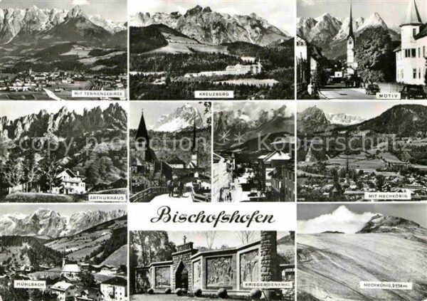 Bischofshofen Panorama Tennengebirge Kreuzberg Hochkö