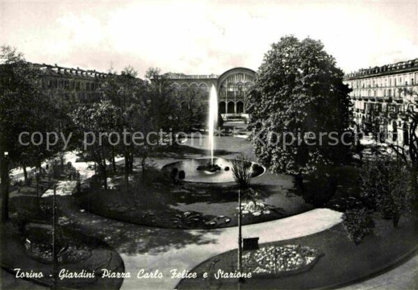 Torino Giardini Piazza Carlo Felicee Stazione