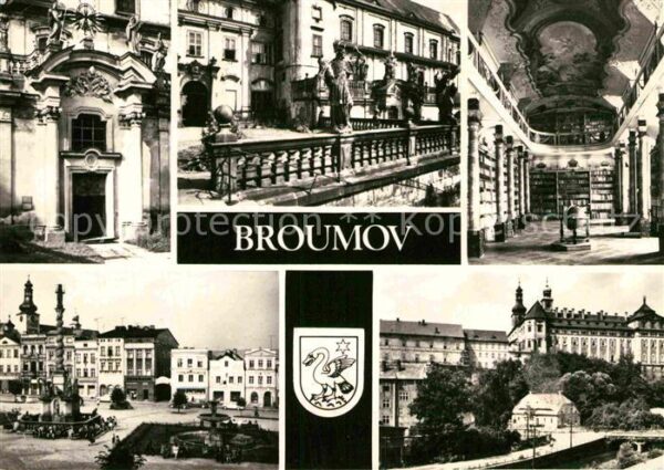 Broumov Braunau Boehmen Klasterniho kostela Mirove namesti Klos