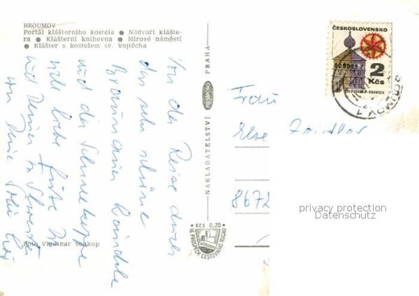 Broumov Braunau Boehmen Klasterniho kostela Mirove namesti Klos – Bild 2