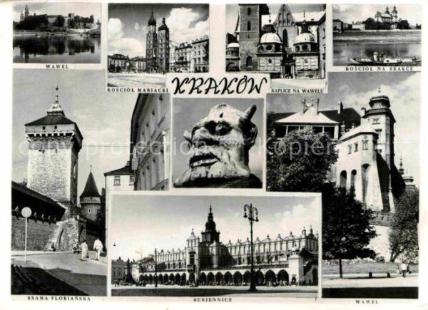 Krakow Krakau Wawel Kosciol Kaplice Brama Sukiennice