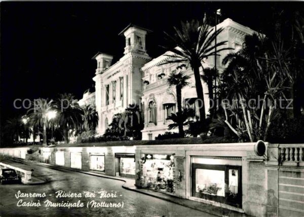 Sanremo Casino Municipale notturno Riviera dei