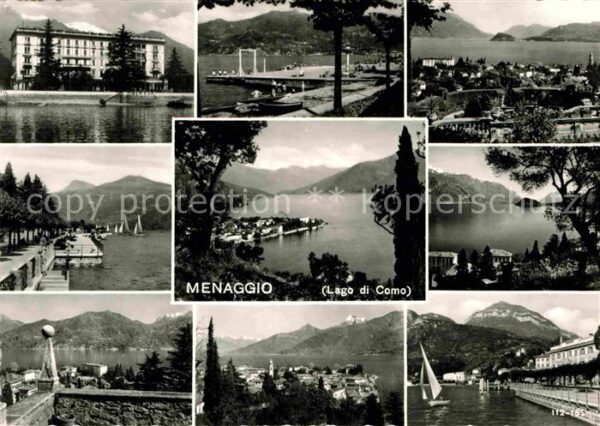 Menaggio Lago di Como Panorama Comersee Hotel Uferpromenade A