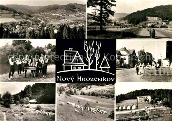 Novy Hrozenkov Panorama Musikkapelle Schafherde Ferien