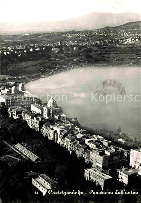 Castelgandolfo Latium Panorama dall aereo
