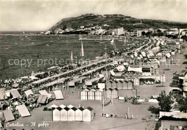 Cattolica Rimini Il golfo Spiaggia Strand