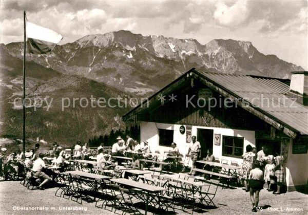 Bad Reichenhall Oberahornalm mit Untersberg Berchtesgad