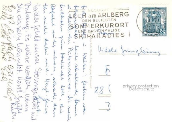 Arlberg Omeshorn mit Madlochabfahrt Gebirgspano – Bild 2