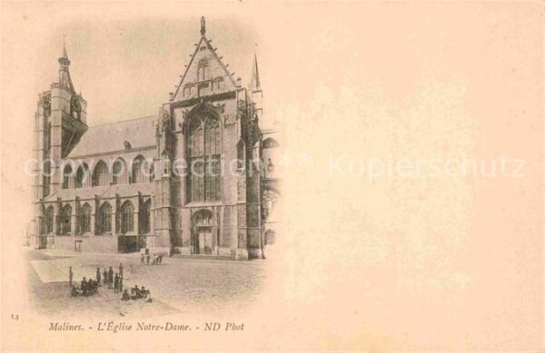 Malines Mechelen Flandre Eglise Notre Dame