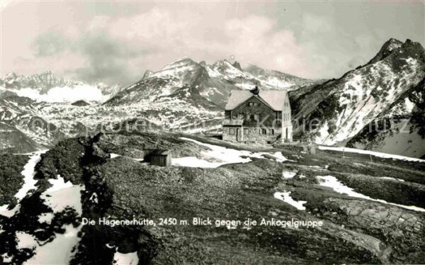 Hagenerhuette Gebirgspanorama Blick gegen die Ankogel