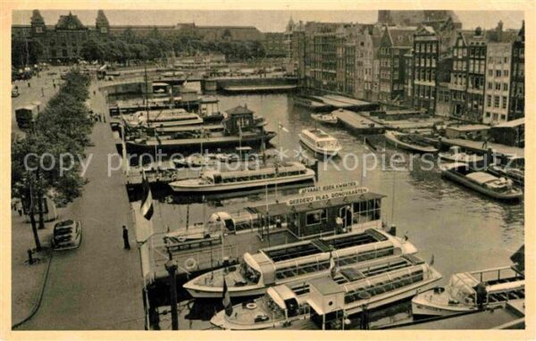 Amsterdam Niederlande Rederij Plas Grachten Rundfahrten