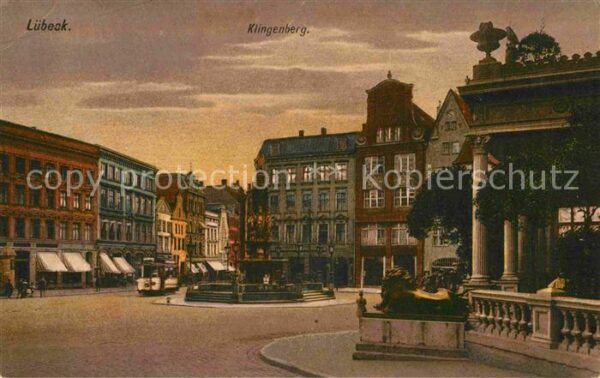 Luebeck Klingenberg Brunnen