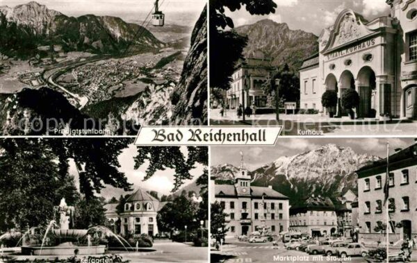 Bad Reichenhall Predigtstuhlbahn Kurhaus Kurgarten Mark