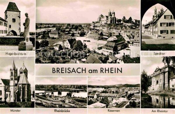 Breisach Rhein Hagenbachturm Denkmal Statue Münster Rh