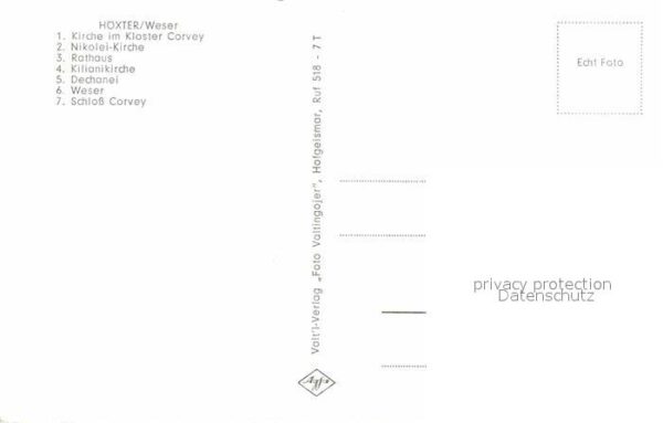 Hoexter Weser Kirche Kloster Corvey Rathaus Dechanei – Bild 2