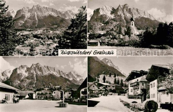 Grainau Ortsmotive Zugspitzdorf Zugspitze Wette