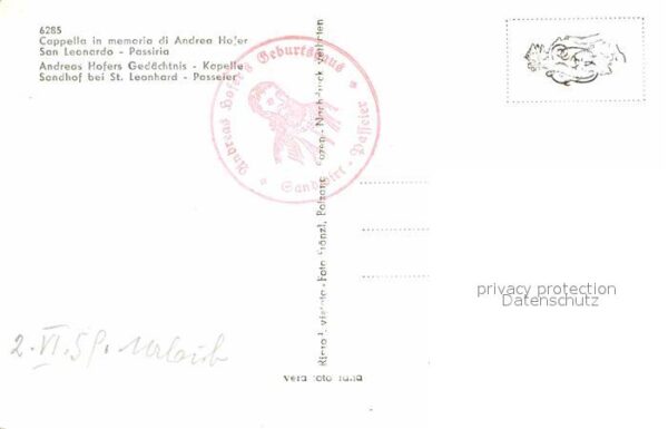 St Leonhard Passeier Cappella in memoria di Andrea Hofer And – Bild 2