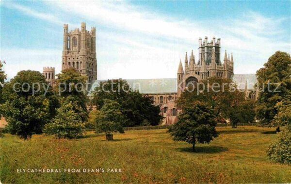 Ely East Cambridgeshire Ely Cathedral from Dean's Park