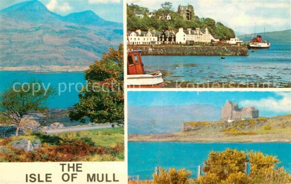 Isle of Mull Panorama Coast Castle