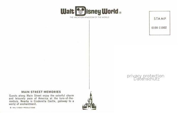 Orlando Florida Walt Disney World Main Street Memories – Bild 2
