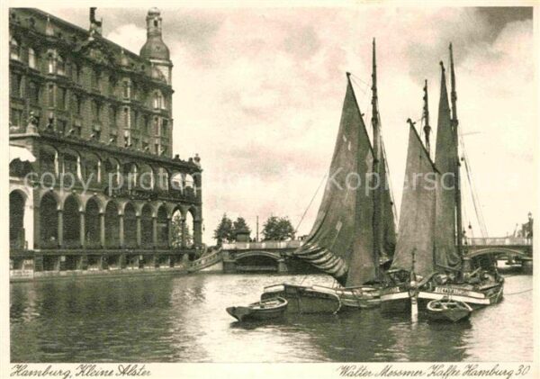 Hamburg Kleine Alster Boote