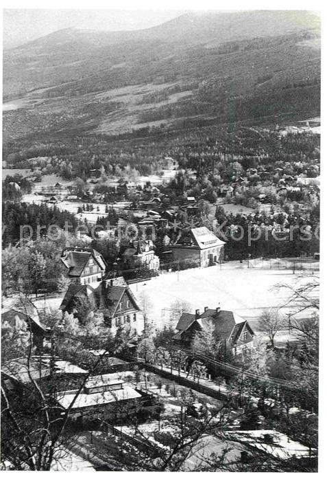Oberschreiberhau Riesengebirge Panorama Gebirgsdorf westliches Rieseng