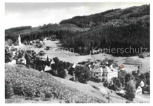 Albrechtsdorf Boehmen Panorama Isergebirge