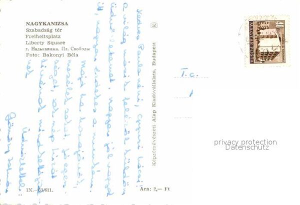 Nagykanizsa Szabadsag ter Freiheitsplatz Denkmal – Bild 2