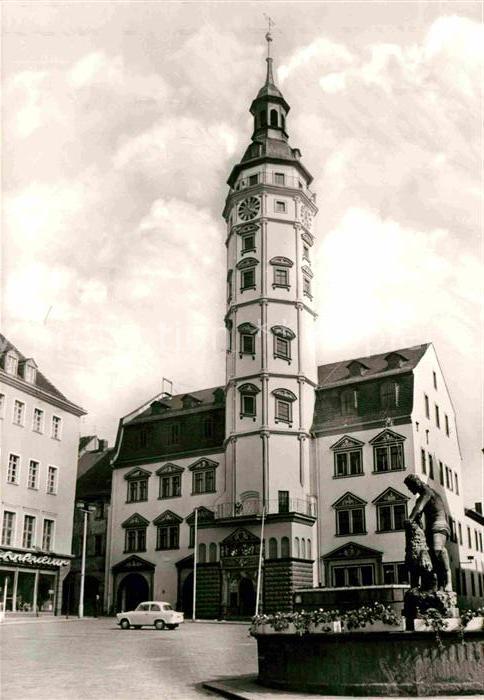 Gera Rathaus Brunnen
