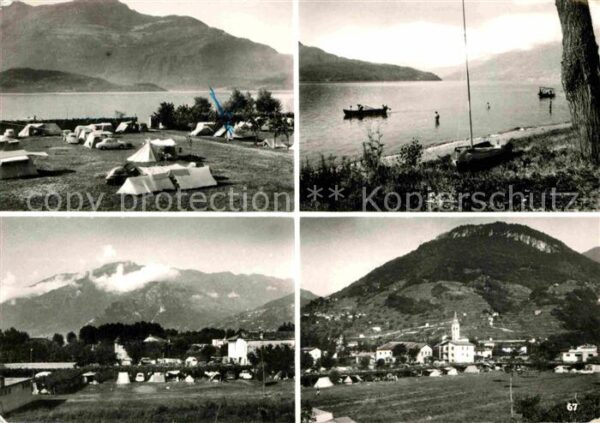 Domaso Camping del Deserto Comersee Alpen